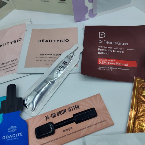 Luxury Beauty Skincare & Makeup Sample Bundle Dior Tatcha Dr Dennis Gross Armani - Picture 5 of 9